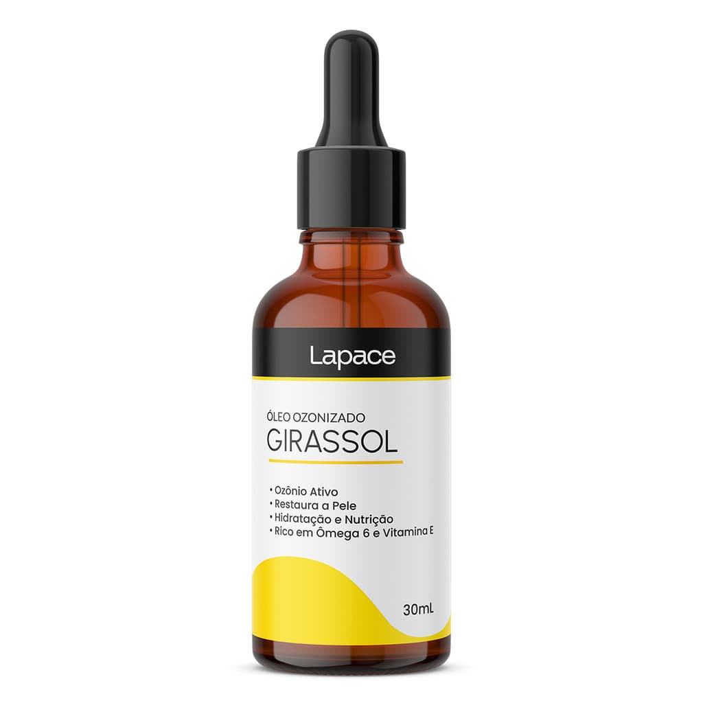 Óleo de Girassol Ozonizado Cicatrizante Lapace 30ml Ozonio Super Concentrado