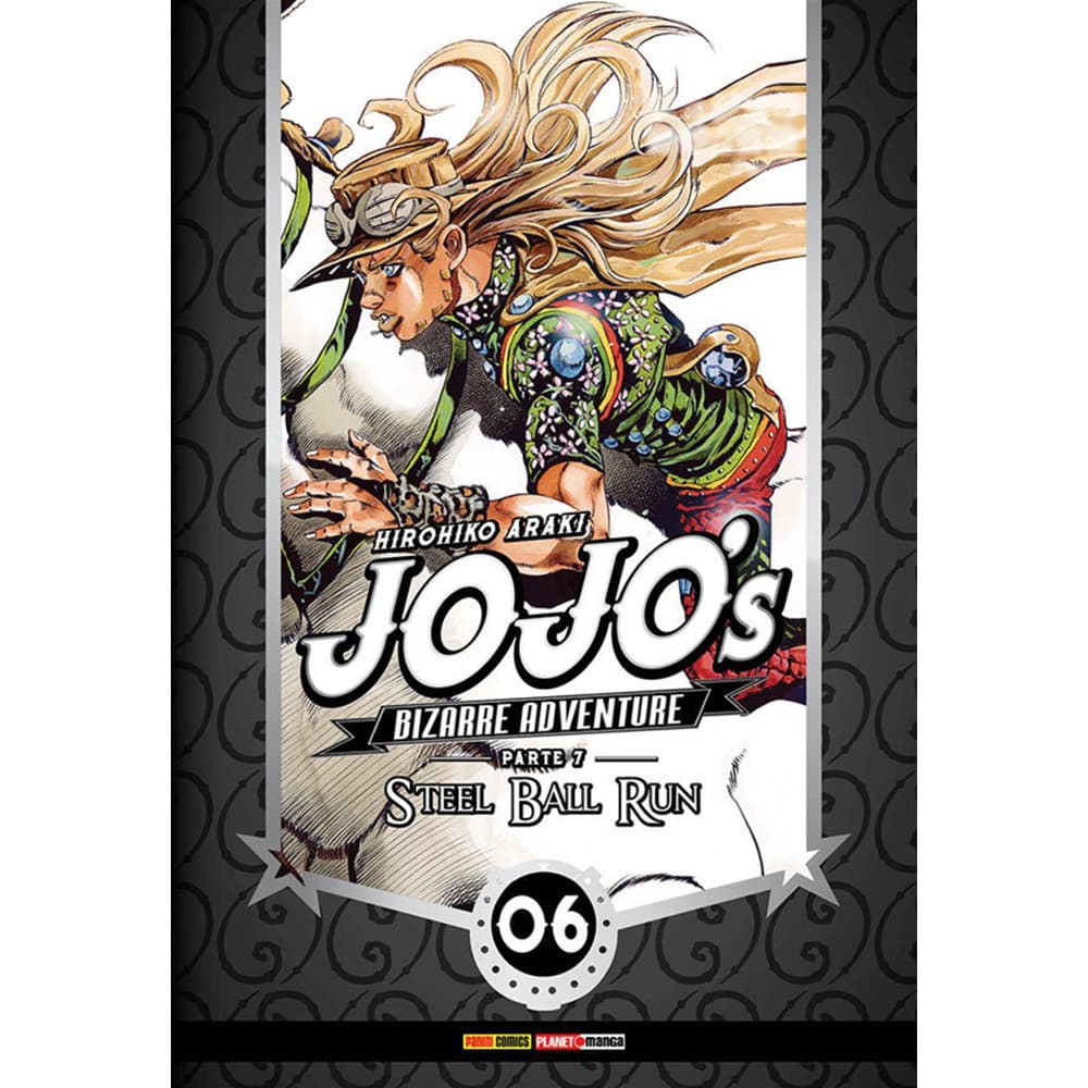 Mangá - Jojo's Bizarre Adventure - Parte 7 - Steel Ball Run 06 - Novo/Lacrado
