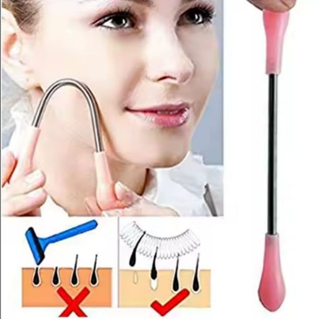 Mola Depiladora Facial Inox Removedora de Pelos do Rosto, Buço e Queixo | Prática, Eficiente e Indolor