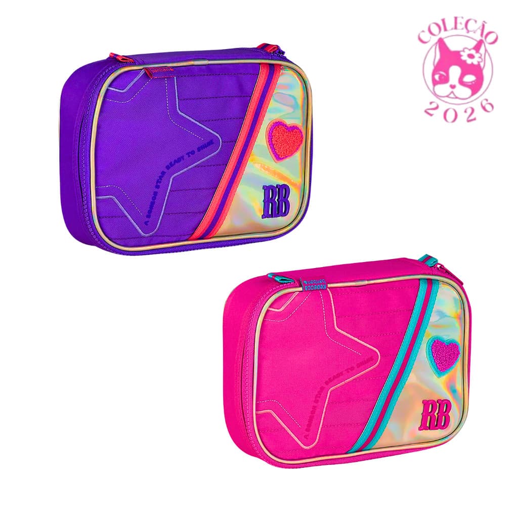 Estojo Box 36 Pens Rebecca Bonbon Holo Shine