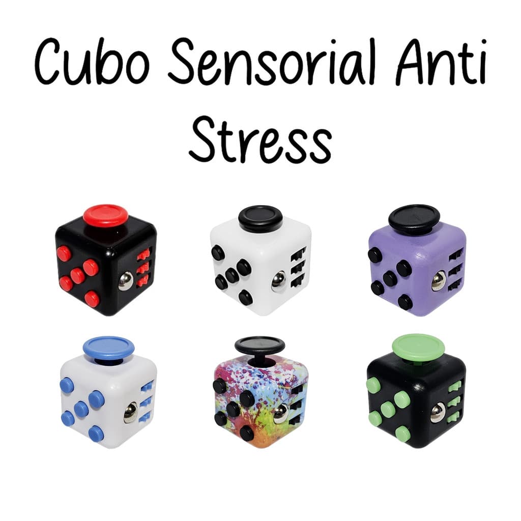 Mini Cubo Sensorial Anti Stress 3,3 x 3,3 x 3,3 cm. Golden
