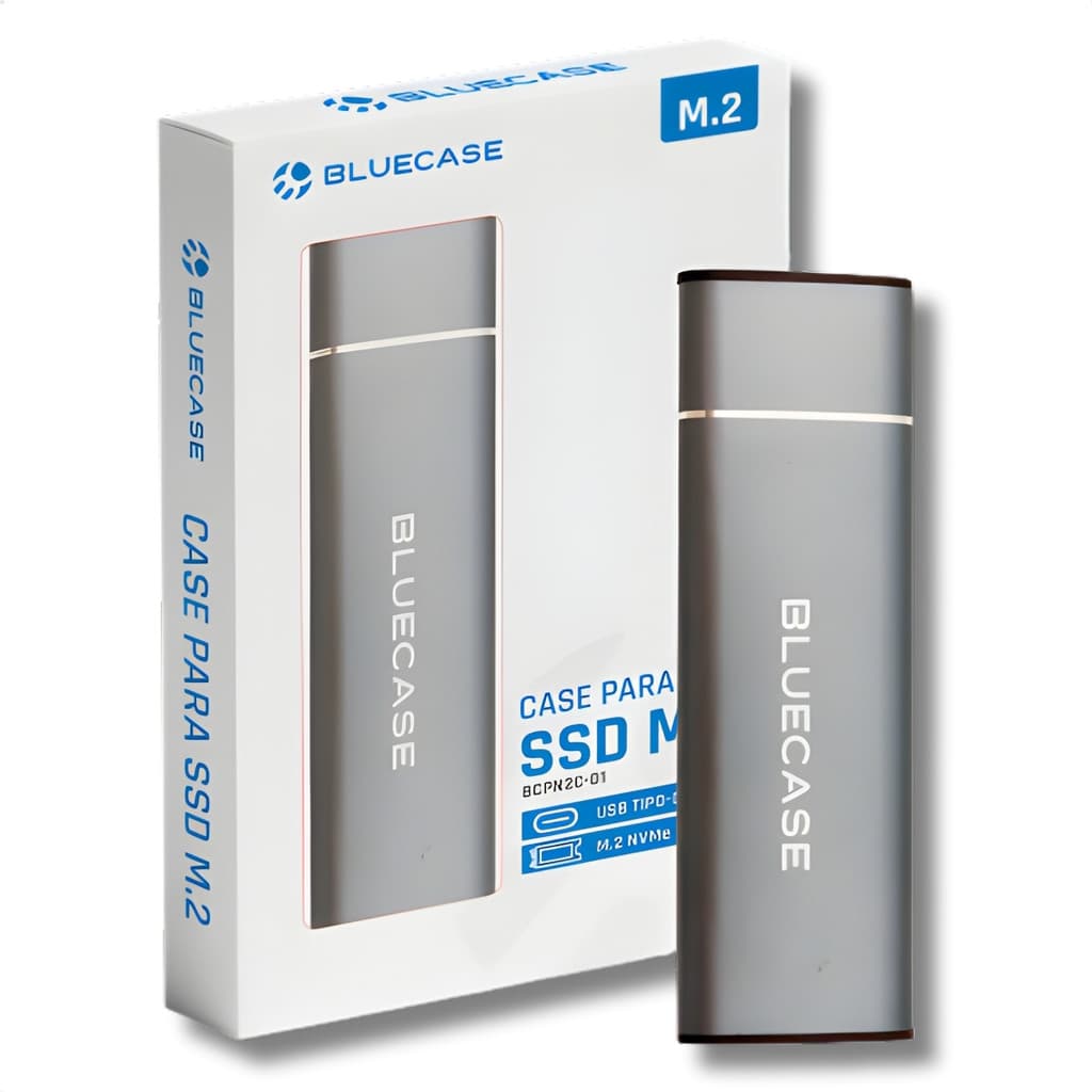 Case para SSD Nvme Bluecase USB 3.0 Preto BCPN2C-01