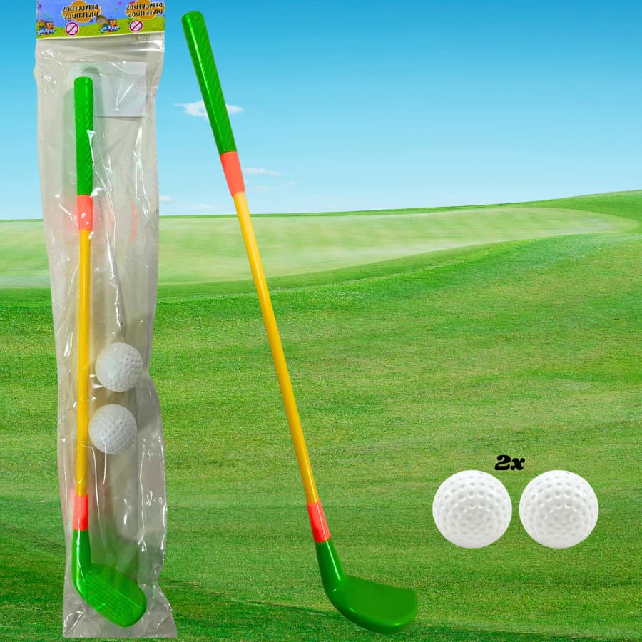 Mini Golf Infantil Colorido – Brinquedo com 2 Bolinhas