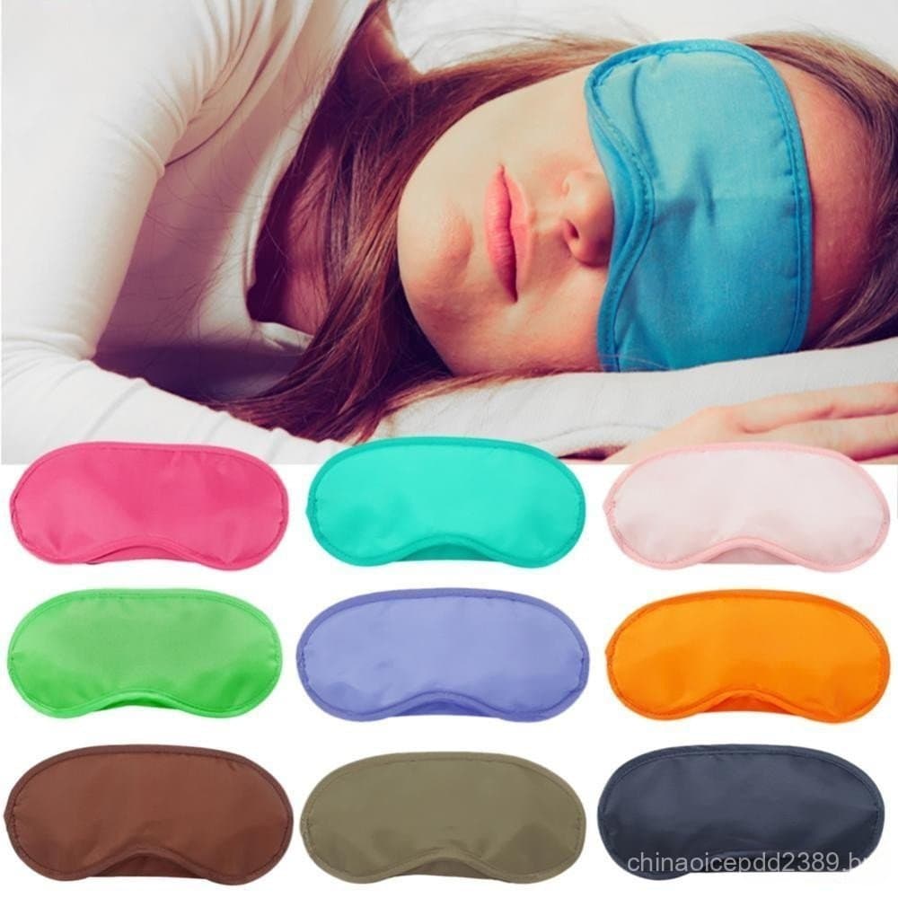 10 Pçs/Lote Macio Viagem Máscara De Sono Rápido Dormir Olho Sombra Capa Remendo Feminino Masculino Portátil U4V7