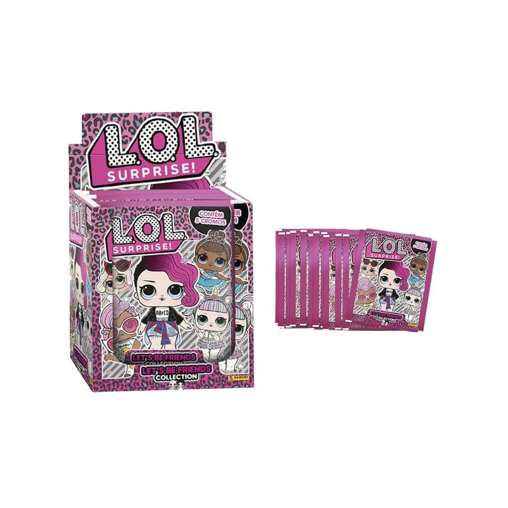 Kit Figurinha Lol Surprise 24 Cards E 96 Figurinhas Panini