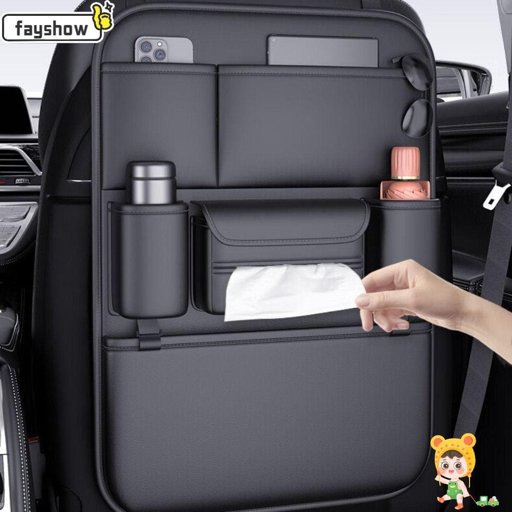 Bolsa De Armazenamento Traseira Do Assento De Carro FAYSHOW , Organizador De Banco Traseiro À Prova D'água Resistente Ao