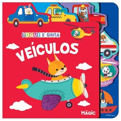 Livro Toque e Sinta - Veículos - Magic Kids