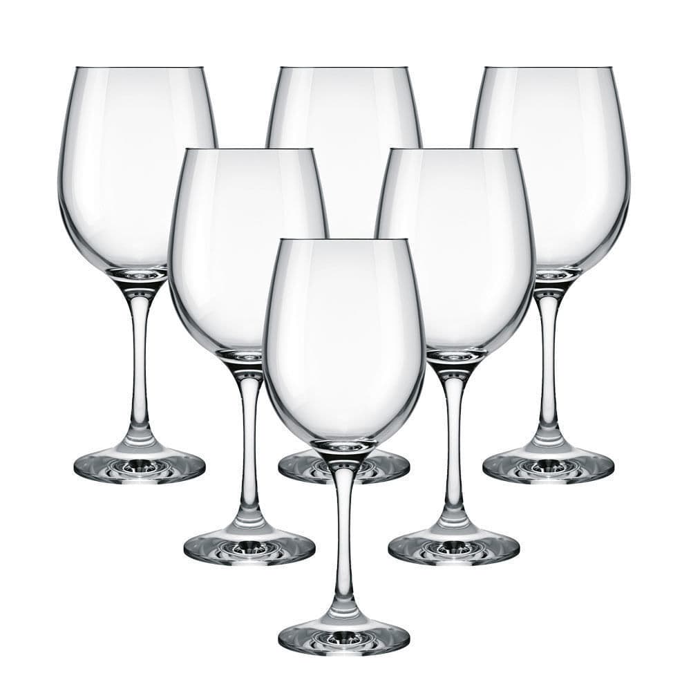 Jogo de Taças para Vinho Nadir Barone 490ml 6 Peças
