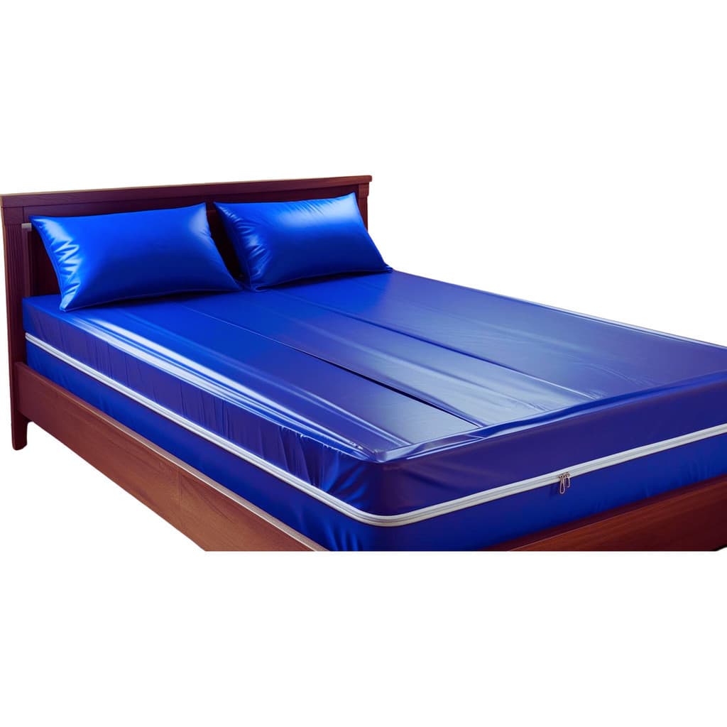 Capa de Colchão Impermeável Hospitalar Protetor de Colchão Casal Anti Alérgica Anti Ácaros