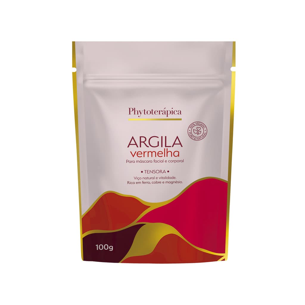 ARGILA VERMELHA - 100g - SACHÊ