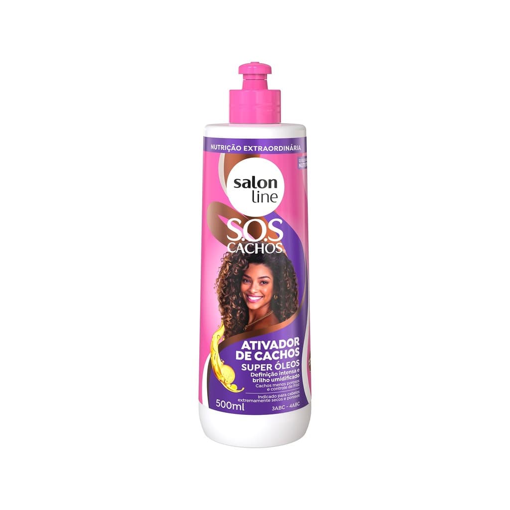 Ativador de Cachos SOS Cachos Super Óleos Salon Line 500ml