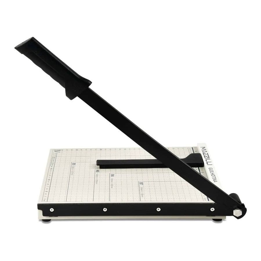 GUILHOTINA BASE AÇO 30 CM PAPEL A4 ATÉ 10 FOLHAS C/ TRAVA