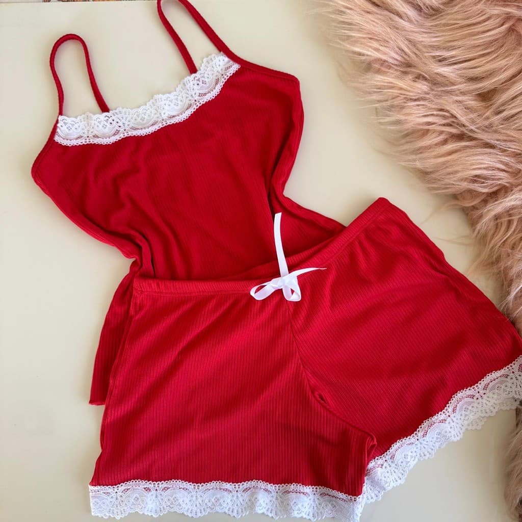 Baby Dool Rendinha Pijama Noite Confortável