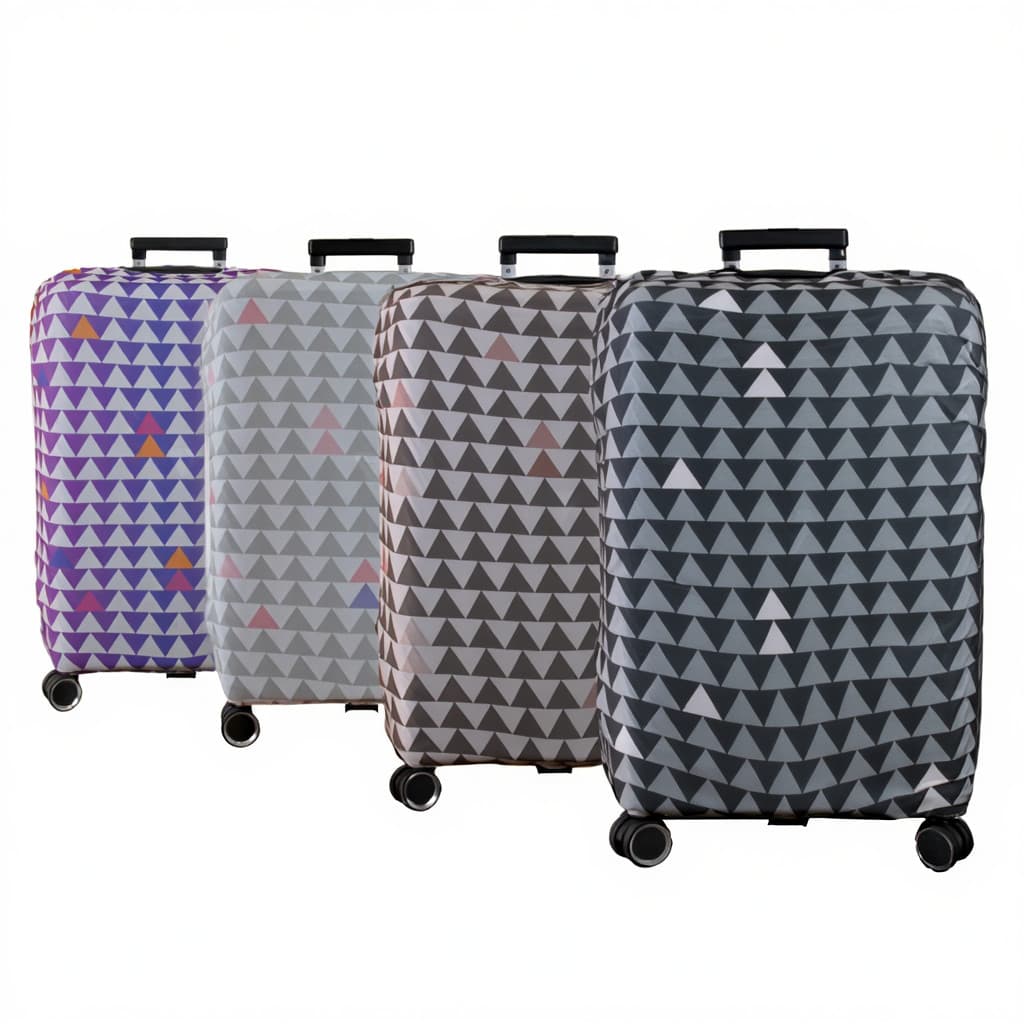 Capa De Mala Para Viagem Proteção De Bagagem Pirâmides Tecido Premium Suplex Elástico Tamanhos P M G