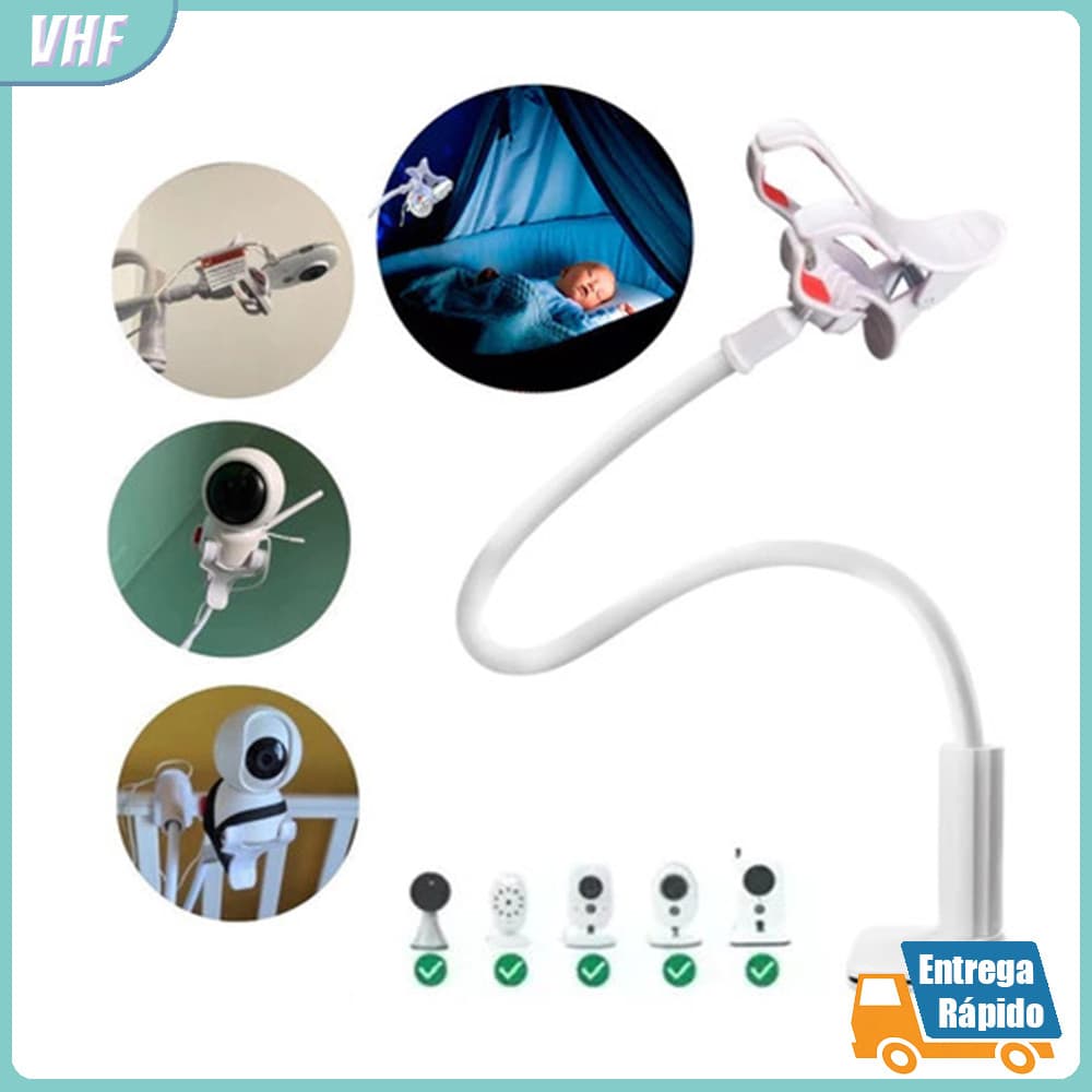 Suporte Universal Ajustável Para Câmera e Monitor de Bebê - Compatível com Bay Monitor TakTark
