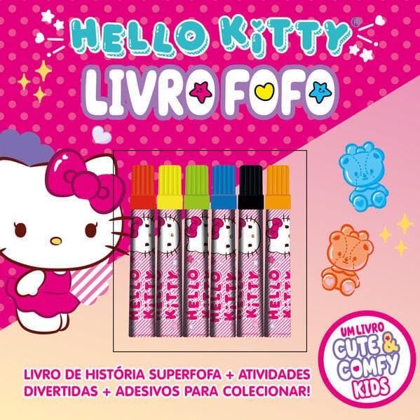 Hello Kitty - Livro Fofo - Cute e Comfy Kids