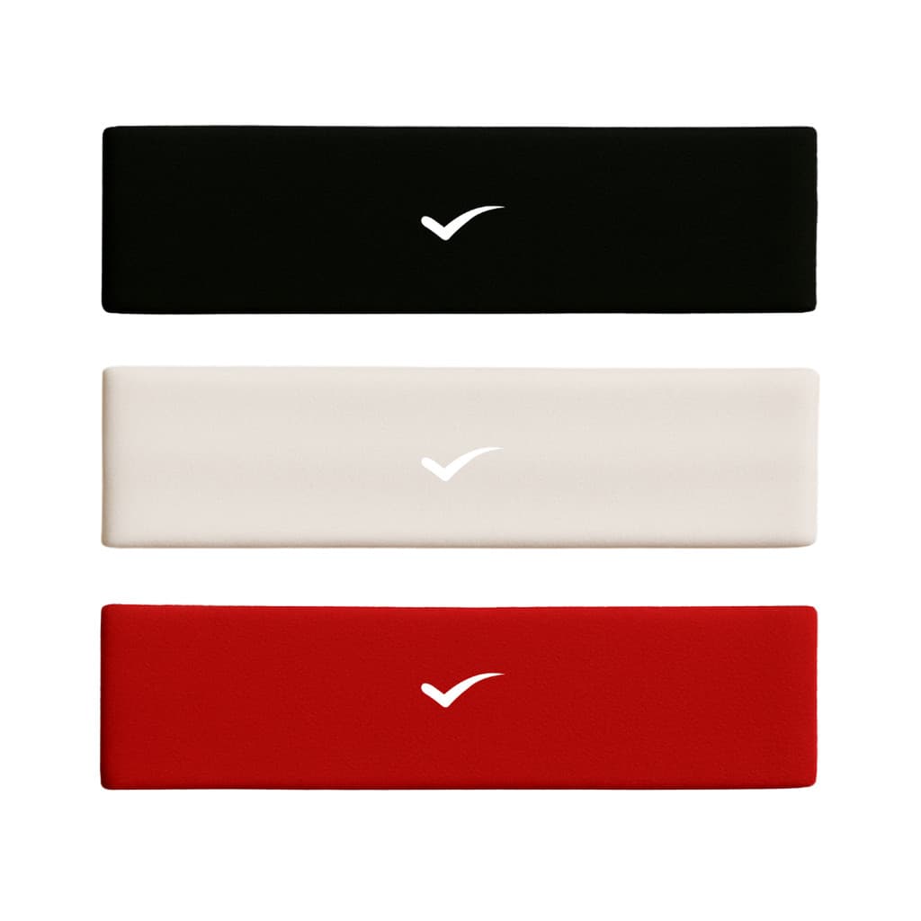 Kit com 2 testeiras anti suor faixa para cabelo envio em 24h esportes fênixnova