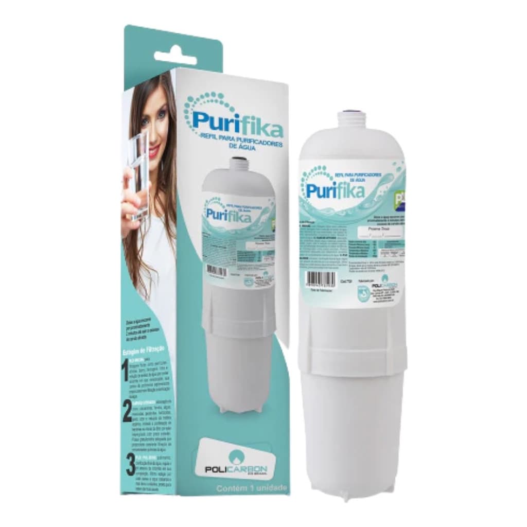 Refil Original Filtro Vela Policarbon Purifika Para Soft Everest