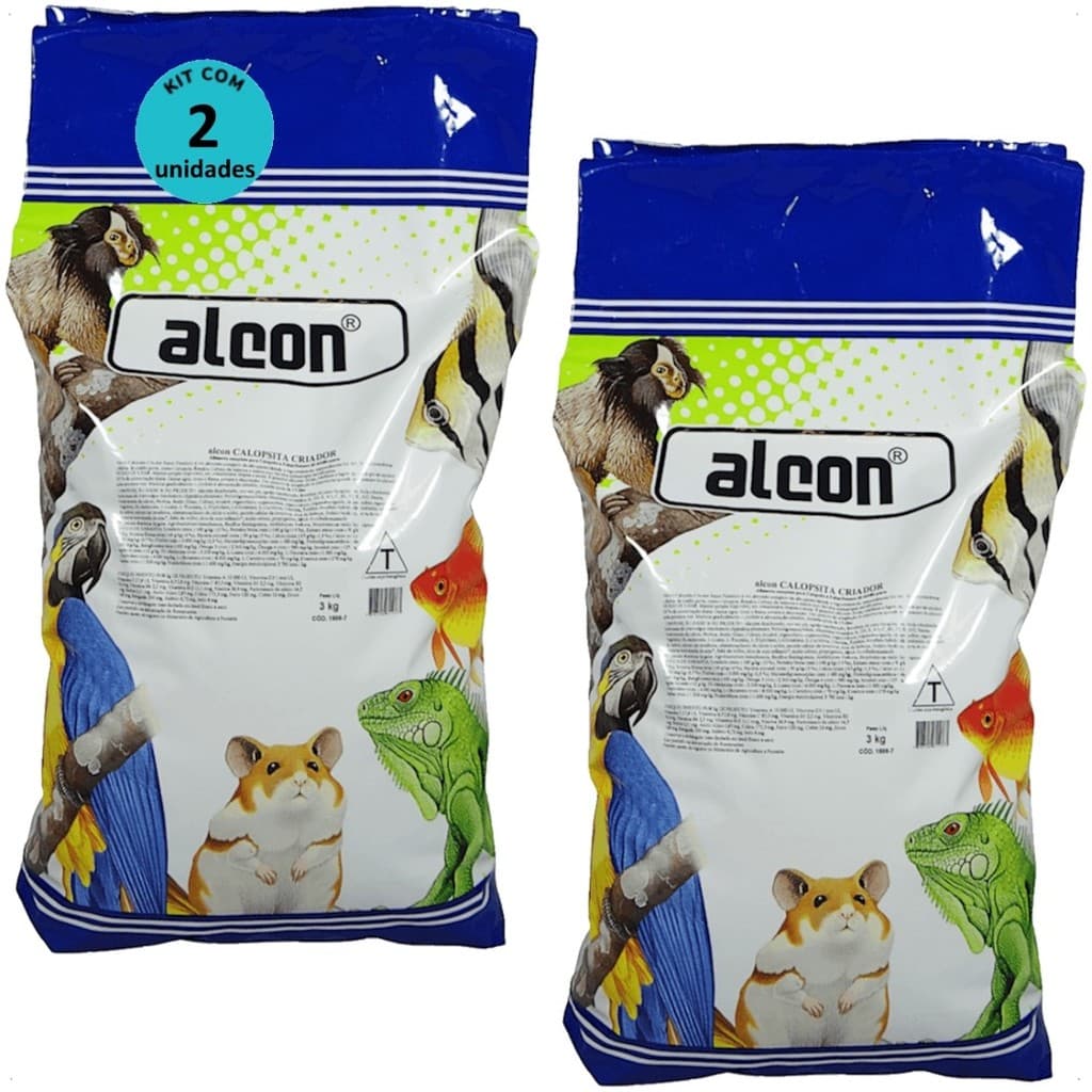 ALCON CALOPSITA CRIADOR 3KG KIT COM 2