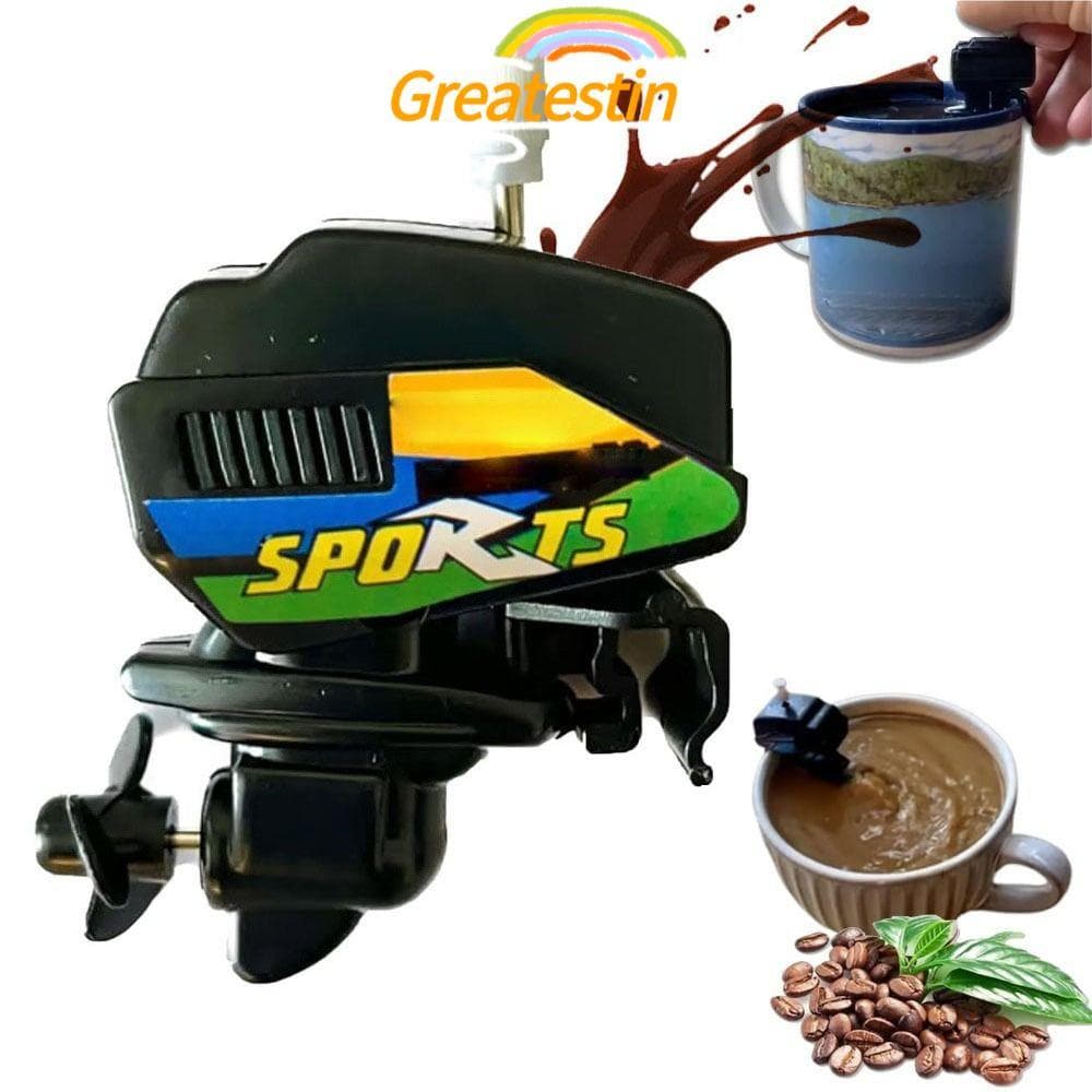 Agitador De Café Com Motor De Barco GREATESTIN , Durável E Fácil De Limpar , Exclusivo