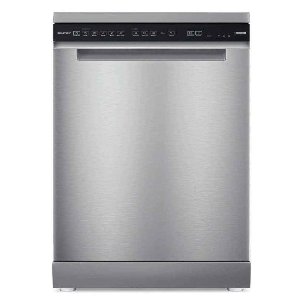 Lava-Louças Brastemp 15 Serviços Smart Sensor Inox 110V BLF61ARANA