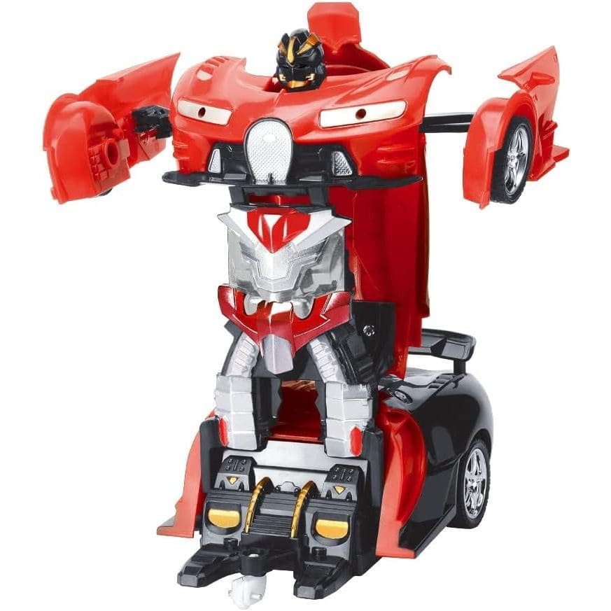 Carrinho Transformável Controle Remoto Megaformers Auto Neptune Vermelho Multikids - BR1651