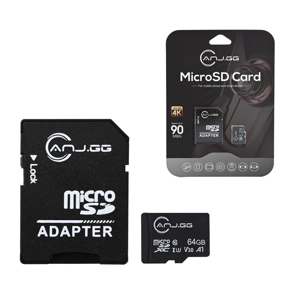 Cartão Micro SD 32GB/64GB/128GB Adaptador UHS-I até 90MB/s Suporte 4K