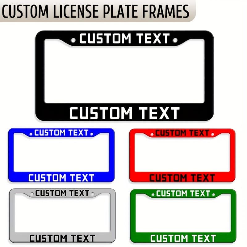 , Motorista personalizado, acessórios para carro, carro americano, moldura de placa Anti-dobra, personalização canadense