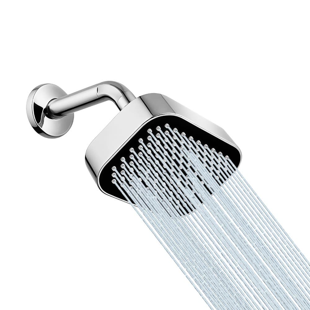 Heemli ABS Cromado Ducha de Teto - Grande área de água, 360°, pressurização, resistente, 15x10cm, fixo, eleve seu banho