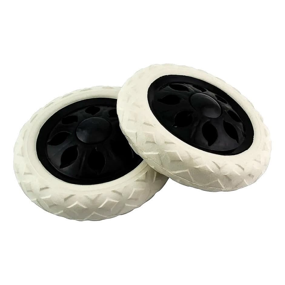 Kit 2 Rodas Rodinhas Para Carrinho De Feira Bolsa Maleiro