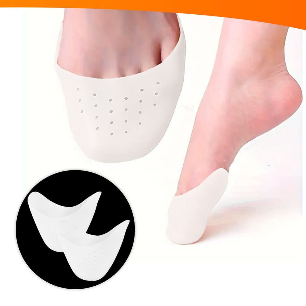 Ponteira De Silicone Gel Para Sapatilha Ponta Ballet  Alta Qualidade Macio e Elastico - 1 Par Kolling Sell