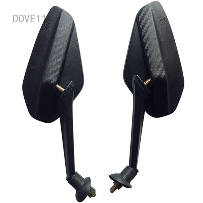 Doggtr 1 Par Universal Motocicleta Scooter Elétrico Espelho Retrovisor Amplo Campo Espelhos Retrovisores Laterais
