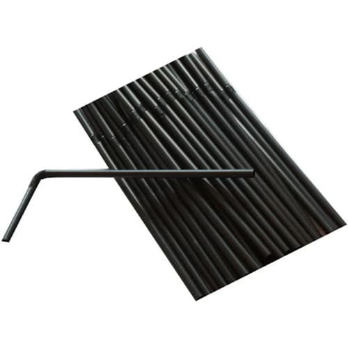 100 Un Canudo Biodegradavel Flexível Black Trik Trik