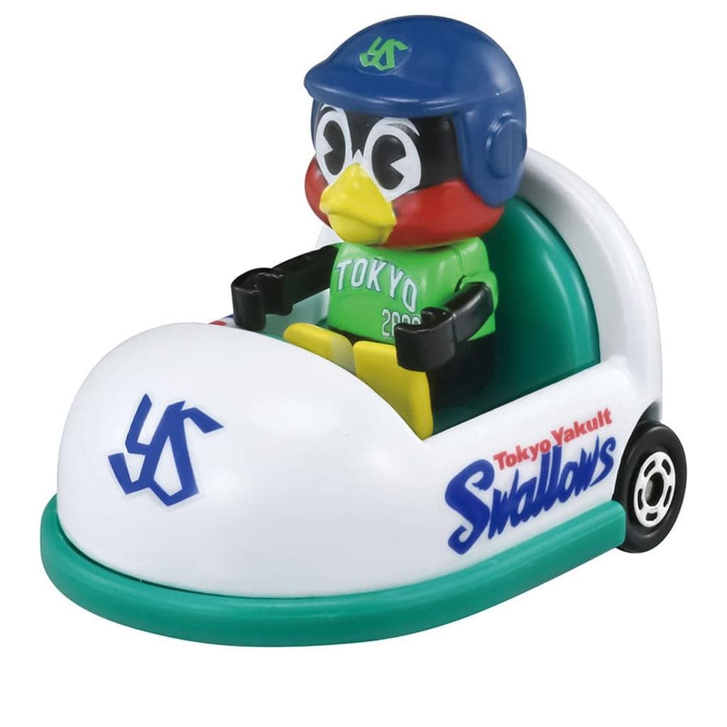 TAKARA TOMY Tomica 2025 Tokyo Yakult Swallows Mascot Car, modelo profissional de beisebol, para maiores de 3 anos
