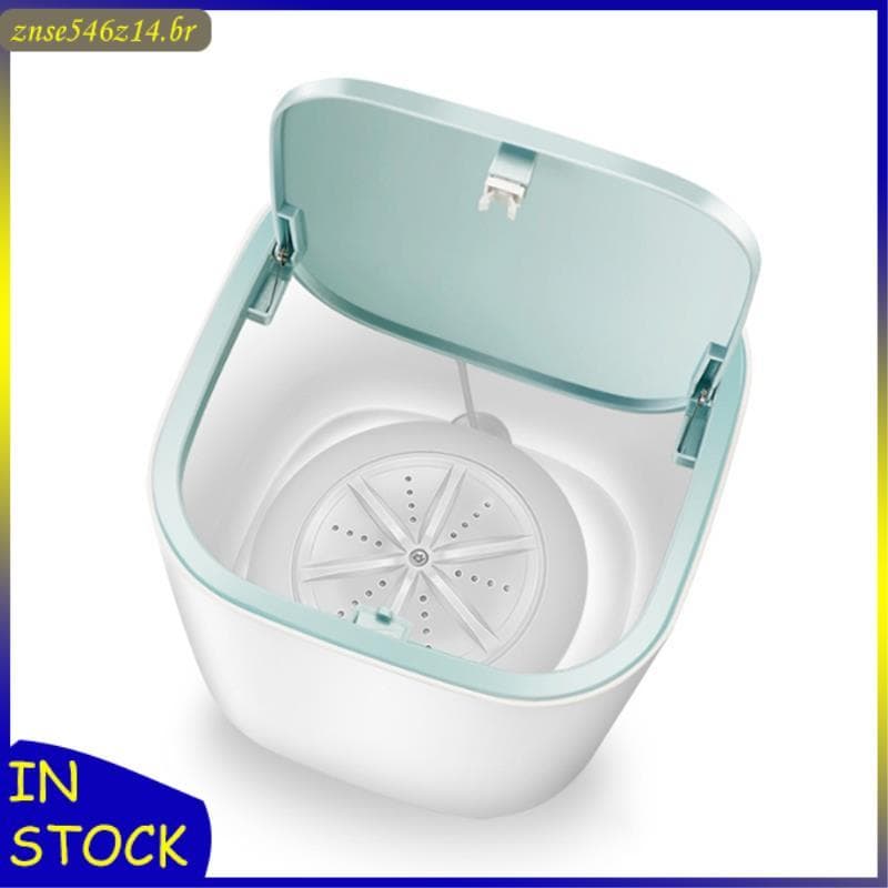 [Rbw] Mini Máquina De Lavar Roupa Automática Doméstica Desidratada Tubo 3.8L Limpador De Cuidados Com Roupas Íntimas Sec