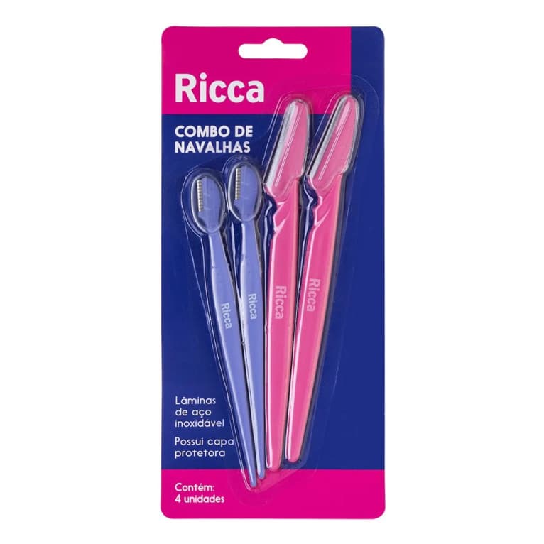 Ricca Combo Com 4 Navalhas Ref 641