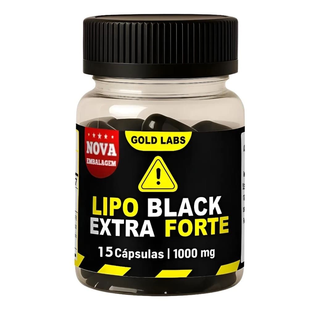 Suplemento Alimentar Lipo Black Original | 15 Cápsulas
