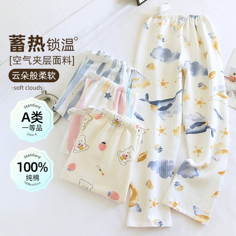 Xiyue Atacado Classe A Calças de Confinamento de Algodão Puro Inverno Ar Algodão Intercamada Cinto Ajustável Período de 