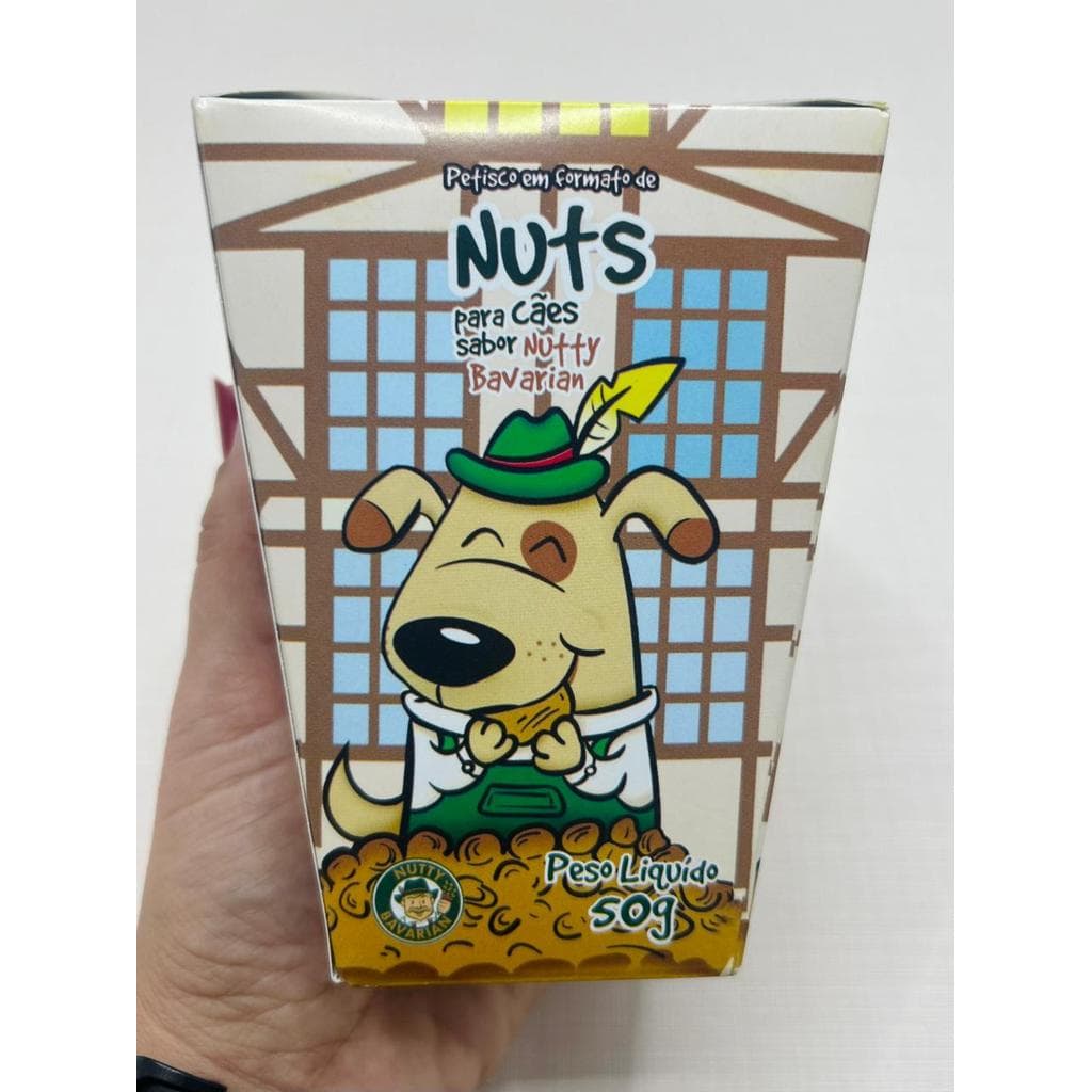 Petisco para Cães Nutty Bavarian Sabor Carne com Arroz 50 gr Nuts