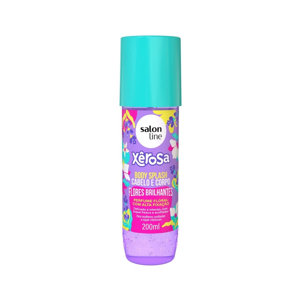 Body Splash Cabelo e Corpo Xêrosa Flores Brilhantes 200ml