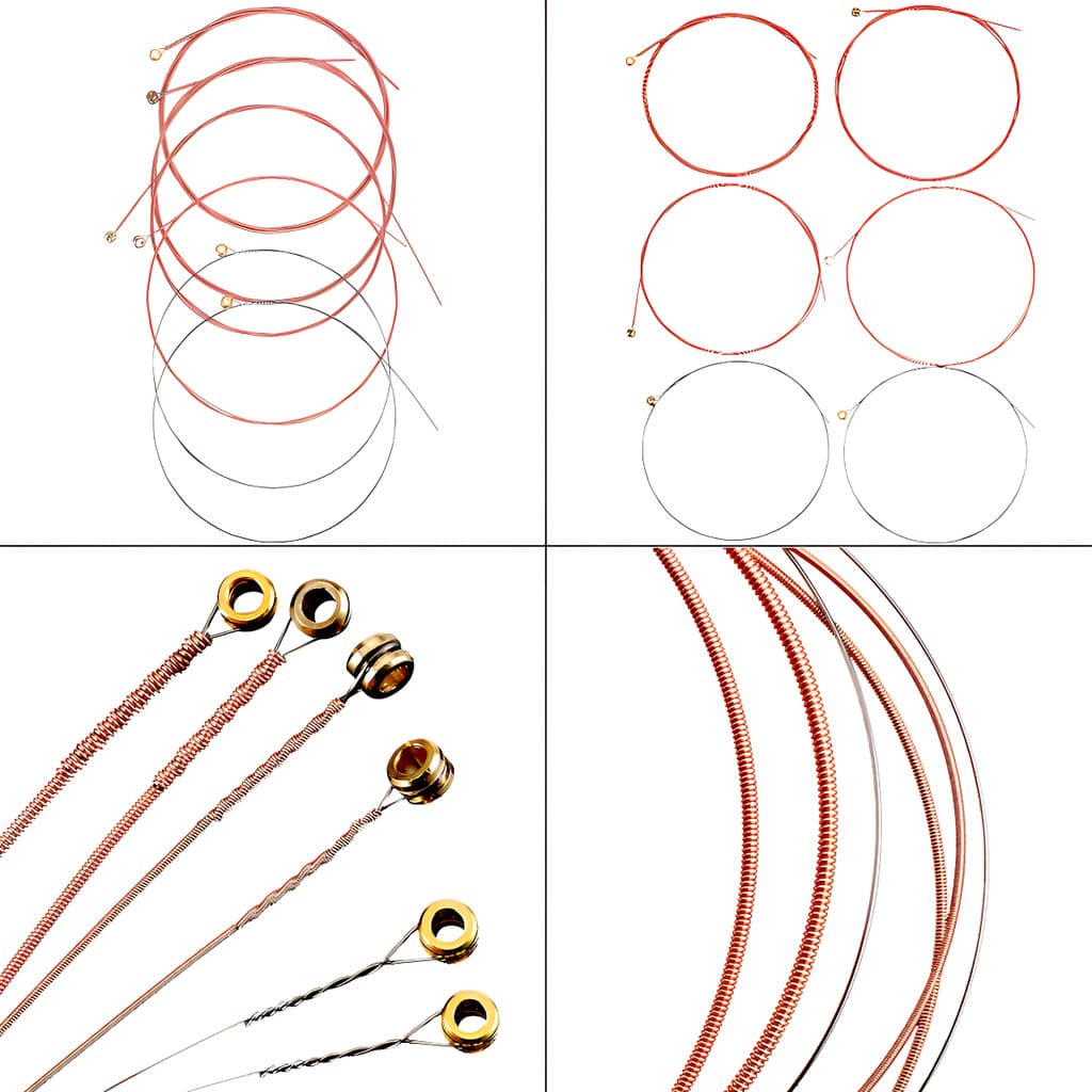 Jogo Cordas De Aço Cobre marrom