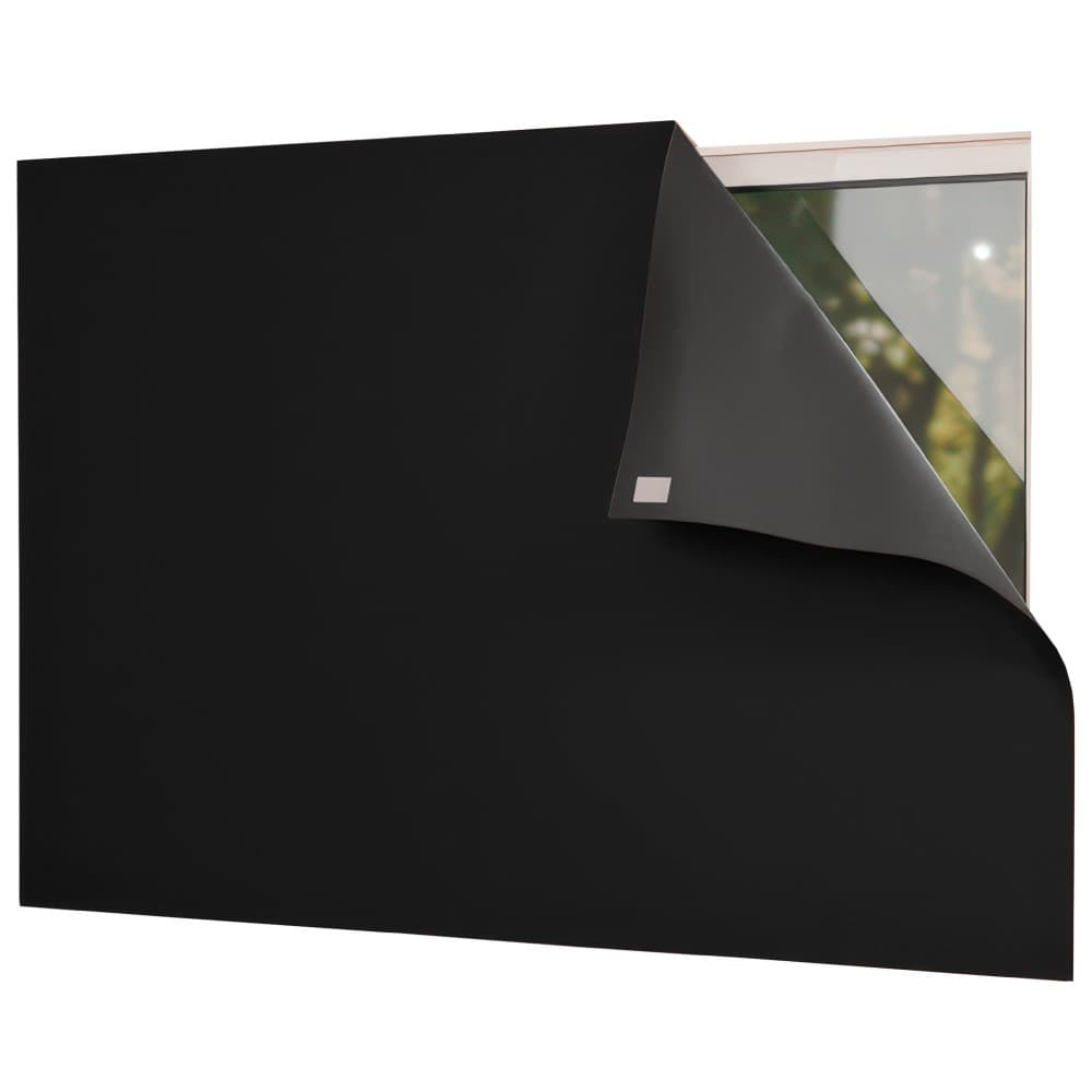 Cortina Painel Blackout PVC 100% com Fixador 1,40m x 2,55m Proteção Solar e Privacidade para Sala, Quarto e Cozinha