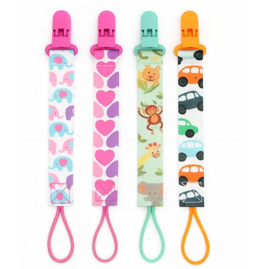 Kit 2 Prendedores de Chupeta - Estampas