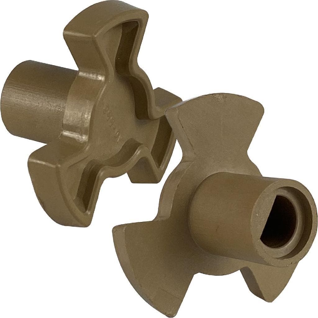 Cruzeta Trevo Prato Para Micro-ondas 19mm Eixo Largo