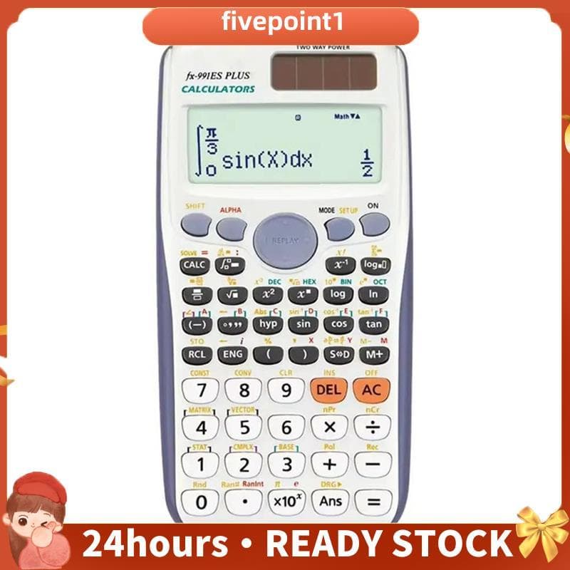 Funções Calculadora Científica De Engenharia ABS De Função Solar De 2 Linhas Calculadoras Matemáticas Padrão