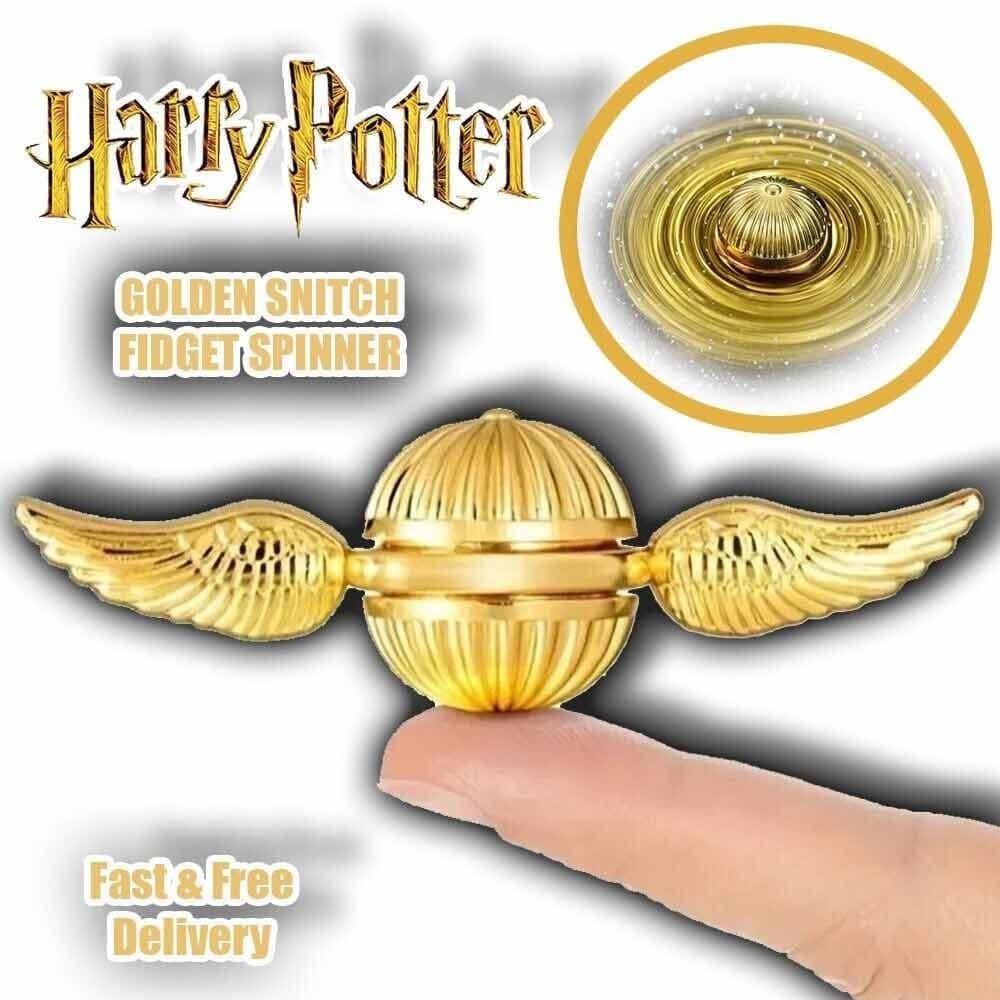 Fidget Spinner-Brinquedo De Design Inspirado Em Pomo De Ouro De Quadribol Harry Potter