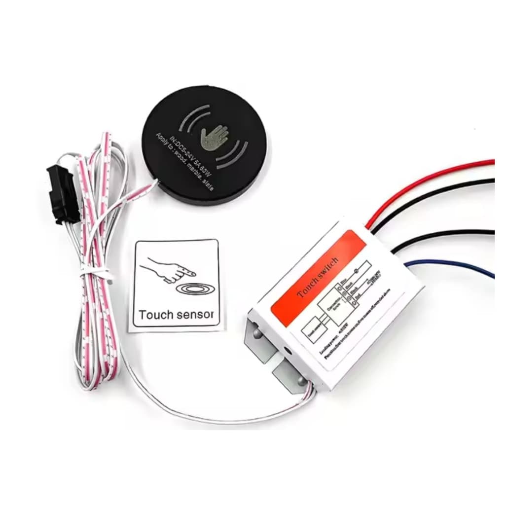 Interruptor Sensor De Toque Para Madeira Led Touch Moveis Marcenaria 300w 110/220v