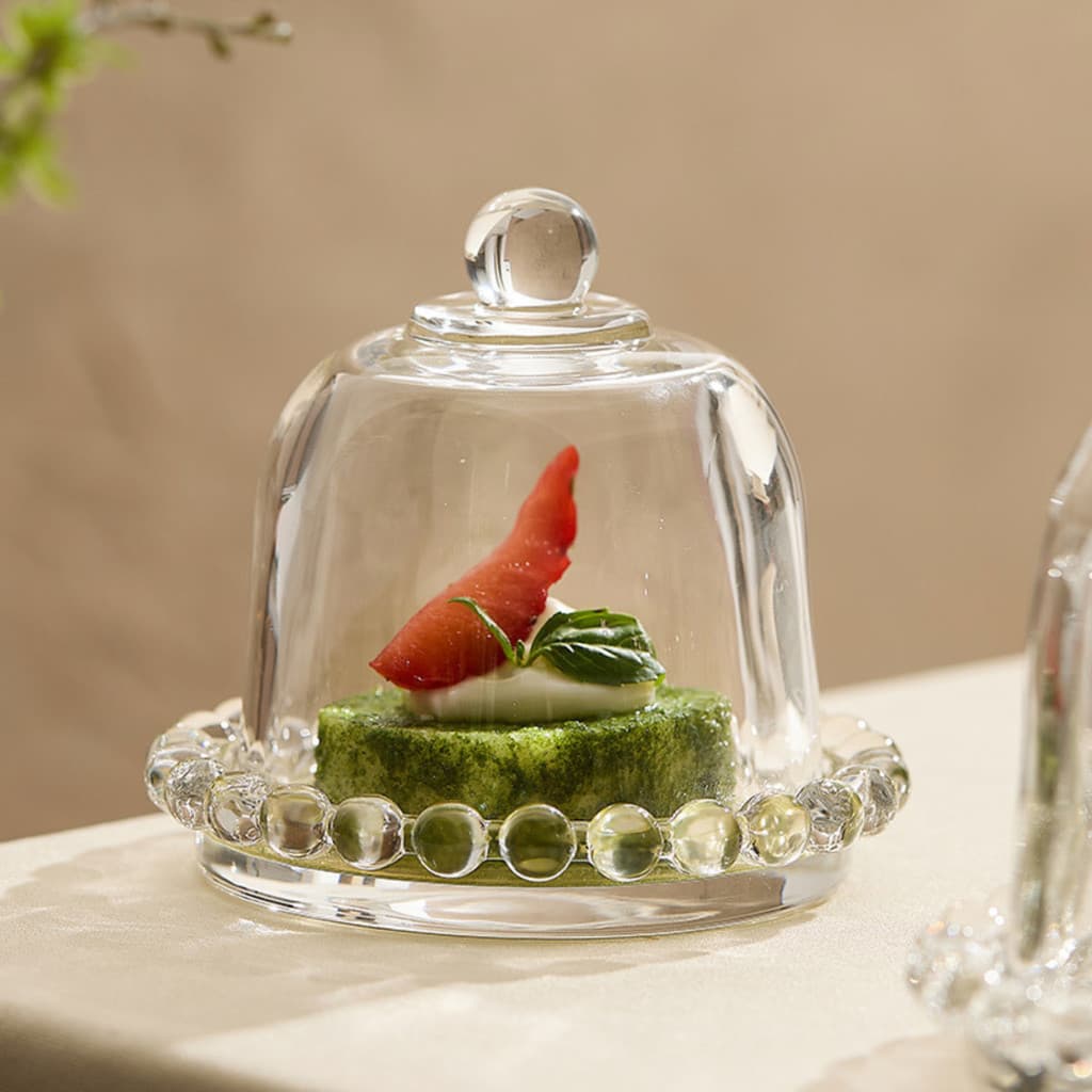 Mini Cupula Redoma De Vidro Transparente Cupcake Lembrança