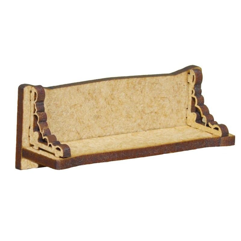 Miniatura Prateleira em MDF Woodplan M1039 | Ateliê Arte Coisas