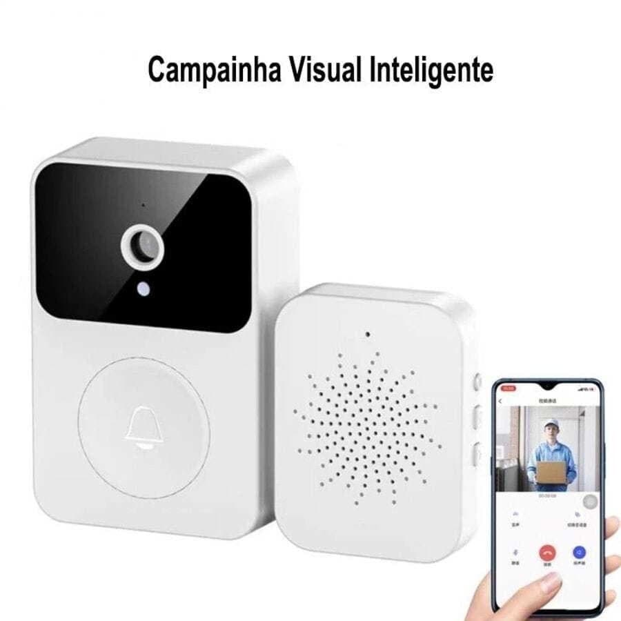 Campainha Wi-Fi com Câmera – Segurança Residencial Inteligente